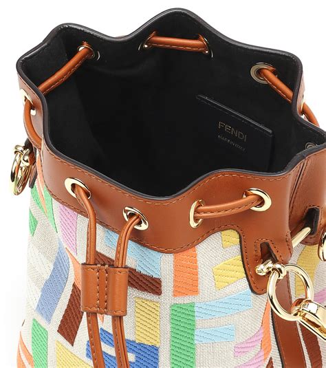 fendi mon tresor mini bucket bag|small fendi bucket bag.